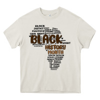 Cream black history month Heavy Core Tee - MaliasSmallBusiness
