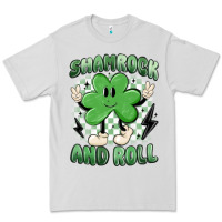 Dove Grey shamrock and roll Premium Tee - MaliasSmallBusiness