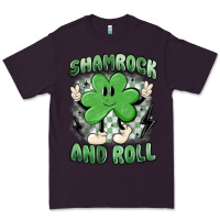 Plum shamrock and roll Premium Tee - MaliasSmallBusiness