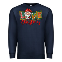 Navy Love Christmas Gnome Santa Premium Sweatshirt - FaDigitalArtStudio