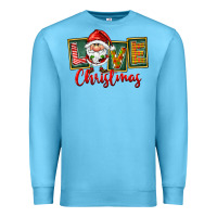 Ocean Blue Love Christmas Gnome Santa Premium Sweatshirt - FaDigitalArtStudio