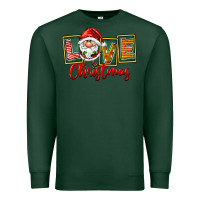 Sports Green Love Christmas Gnome Santa Premium Sweatshirt - FaDigitalArtStudio
