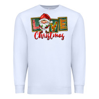 White Love Christmas Gnome Santa Premium Sweatshirt - FaDigitalArtStudio