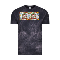Cloud Black When You're Dead Inside But It's Christmas Hippie Skeleton Santa Vintage Tee - Artiststas
