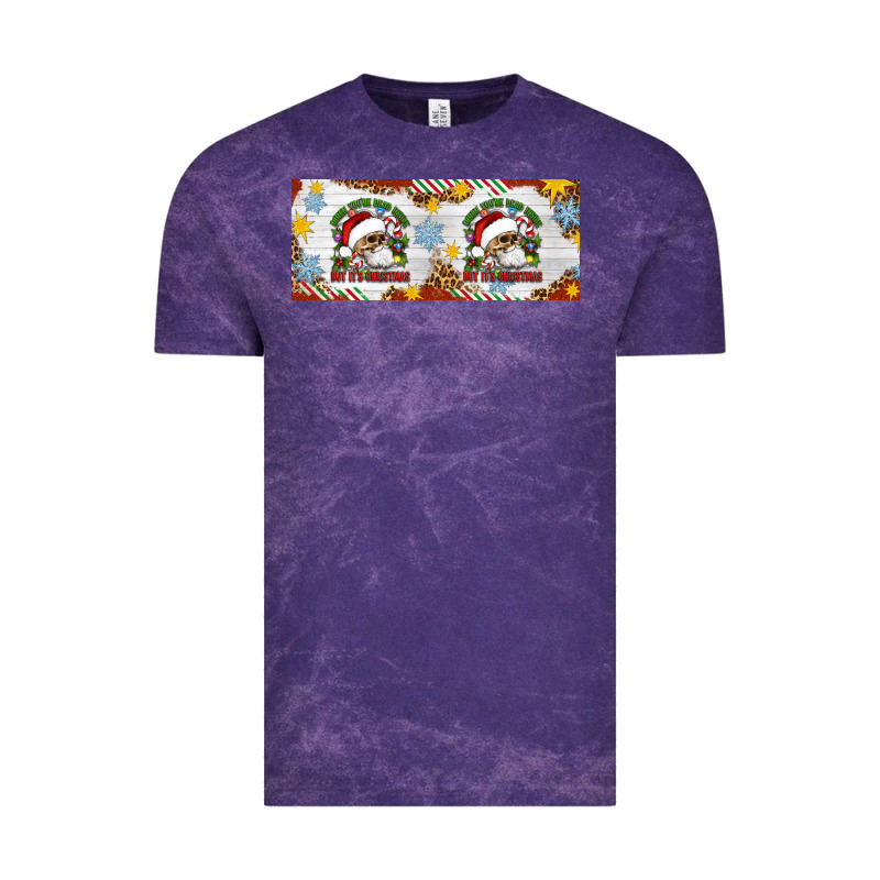 When You're Dead Inside But It's Christmas Hippie Skeleton Santa Vintage Tee by Artiststas | Teevron