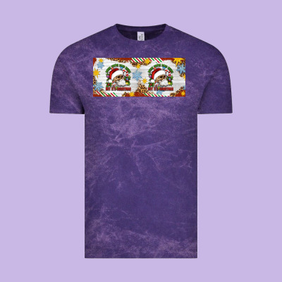 When You're Dead Inside But It's Christmas Hippie Skeleton Santa Vintage Tee Designed By Artiststas
