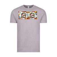 Vintage Zinc When You're Dead Inside But It's Christmas Hippie Skeleton Santa Vintage Tee - Artiststas