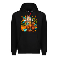 Black Thanksgiving Frappe Coffee Premium Hoodie - FaDigitalArtStudio
