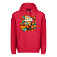Cardinal Thanksgiving Frappe Coffee Premium Hoodie - FaDigitalArtStudio