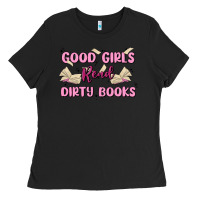 Good Girls Read Dirty Books Ladies Tee | Teevron