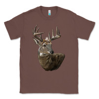 Chestnut white tailed buck deer head Classic Tee - LillyAllenDesigns