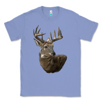 Colony Blue white tailed buck deer head Classic Tee - LillyAllenDesigns