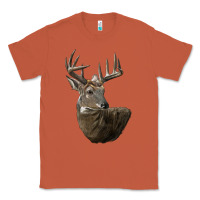Copper white tailed buck deer head Classic Tee - LillyAllenDesigns
