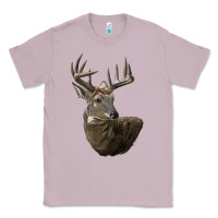 Lilac white tailed buck deer head Classic Tee - LillyAllenDesigns