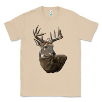 Mushroom white tailed buck deer head Classic Tee - LillyAllenDesigns