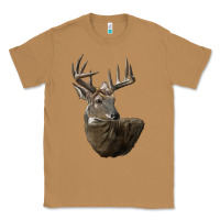 Toasted Coconut white tailed buck deer head Classic Tee - LillyAllenDesigns