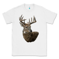 White white tailed buck deer head Classic Tee - LillyAllenDesigns