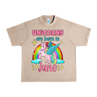French Oak unicorns are born in june Urban Heavy Tee - Jasminsmagicworld