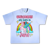 Grape Ice unicorns are born in june Urban Heavy Tee - Jasminsmagicworld