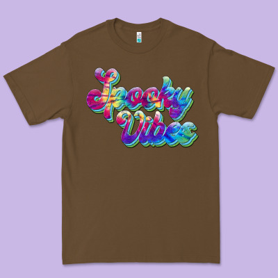 Spooky Vibes Premium Tee Designed By Jahusdesignshop