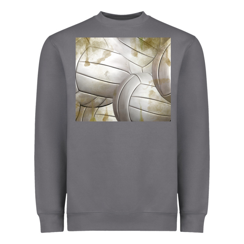 Distressed Volleyball Pattern Heavyweight Sweatshirt by TumblerDesignByShophia | Teevron