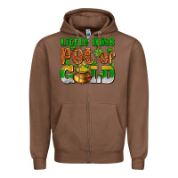 Chestnut St. Patrick's little miss pot of gold Zipper Hoodie - OliviaCreatesArt