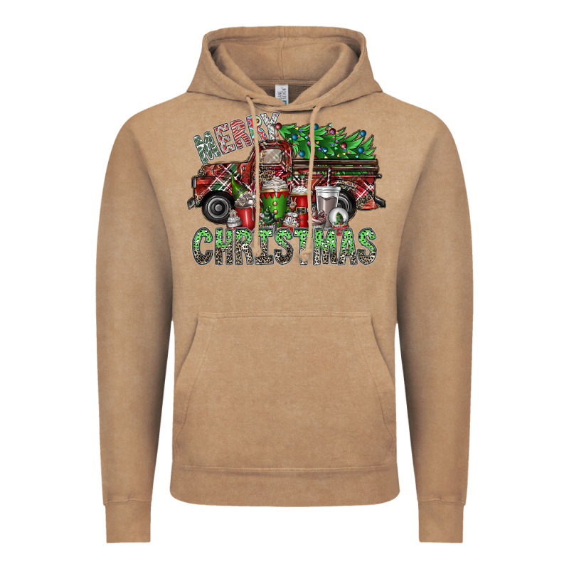 Merry Christmas Vintage Hoodie by SublimationCraftShop | Teevron