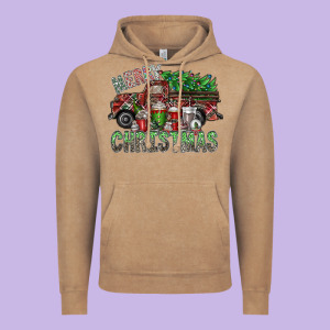 Merry Christmas Vintage Hoodie Designed By Sublimationcraftshop