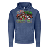 Vintage Denim merry christmas Vintage Hoodie - SublimationCraftShop