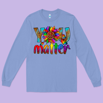 Lgbtq+ You Matter With Leopard Long Sleeve Tee Designed By Nancycooperartshop