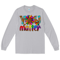 Moon Dust LGBTQ+ you matter with leopard Long Sleeve Tee - NancyCooperArtShop