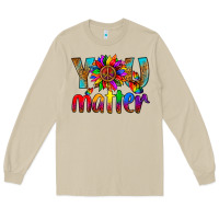 Mushroom LGBTQ+ you matter with leopard Long Sleeve Tee - NancyCooperArtShop