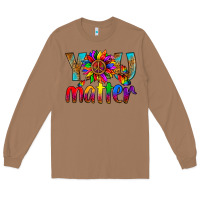 Toasted Coconut LGBTQ+ you matter with leopard Long Sleeve Tee - NancyCooperArtShop