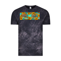Cloud Black Cozy Vibes Vintage Tee - Artiststas
