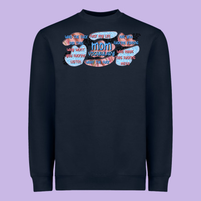 Mom Vocabulary Libbey Glass Heavyweight Sweatshirt Designed By Tumblerdesignbyshophia