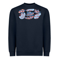 Navy mom vocabulary libbey glass Heavyweight Sweatshirt - TumblerDesignByShophia