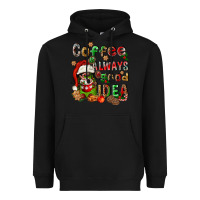 Black coffee is always a good idea Heavyweight Hoodie - FaDigitalArtStudio