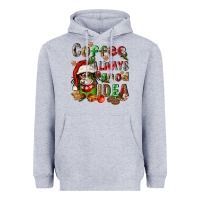 Heather Grey coffee is always a good idea Heavyweight Hoodie - FaDigitalArtStudio