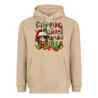 Mushroom coffee is always a good idea Heavyweight Hoodie - FaDigitalArtStudio