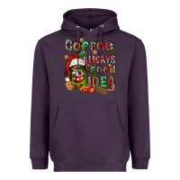 Plum coffee is always a good idea Heavyweight Hoodie - FaDigitalArtStudio