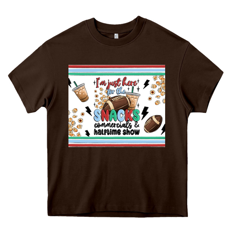 I'm Just Here For The Snacks Heavy Core Tee by MaliasSmallBusiness | Teevron