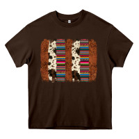 Serape Cowhide  Brushstroke Heavy Core Tee | Teevron