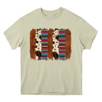 Mossy serape cowhide  brushstroke Heavy Core Tee - AdoDesignShop
