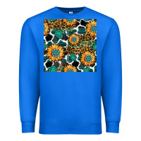 True Royal gemstone sunflower leopard seamless pattern Premium Sweatshirt - BundleAndBundleShop