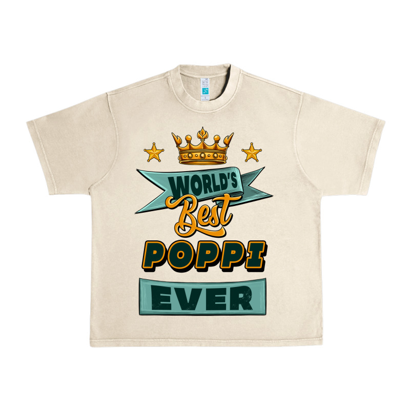 World's Best Poppi Ever Urban Heavy Tee by Jasminsmagicworld | Teevron