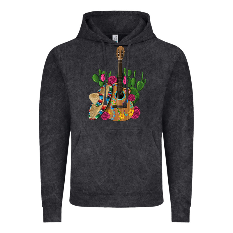 ,mexican Sombrero Guitar Rose Cactus Vintage Hoodie by Artiststas | Teevron