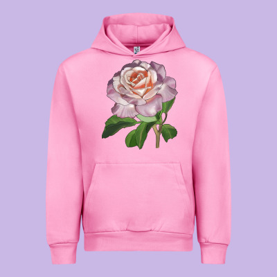 Belinda's Blush Rose Urban Hoodie Designed By Lillyallendesigns