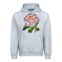 Heather Grey belinda's blush rose Urban Hoodie - LillyAllenDesigns