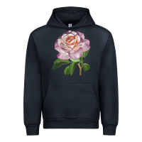 Navy belinda's blush rose Urban Hoodie - LillyAllenDesigns