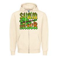 St. Patrick’s Day Sham Rocker With Guitar Zipper Hoodie | Teevron